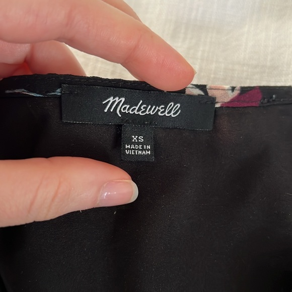 Madewell Women’s Blouse Long Sleeve Floral size XS - Picture 2 of 4